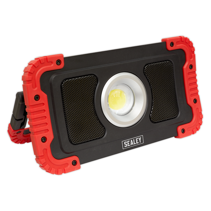 Rechargeable Wireless Speaker Work Light 20W COB LED + Power Bank | Pipe Manufacturers Ltd..