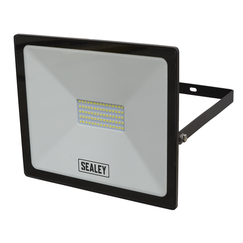 Extra Slim Floodlight with Wall Bracket 50W SMD LED 230V | Pipe Manufacturers Ltd..