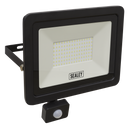 Extra Slim Floodlight with PIR Sensor 100W SMD LED | Pipe Manufacturers Ltd..