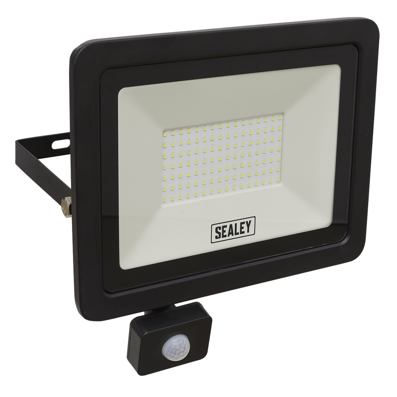 Extra Slim Floodlight with PIR Sensor 100W SMD LED | Pipe Manufacturers Ltd..