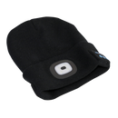 Beanie Hat 4 SMD LED USB Rechargeable with Wireless Headphones | Pipe Manufacturers Ltd..