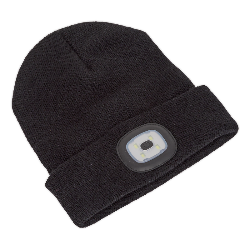 Beanie Hat 4 SMD LED USB Rechargeable | Pipe Manufacturers Ltd..