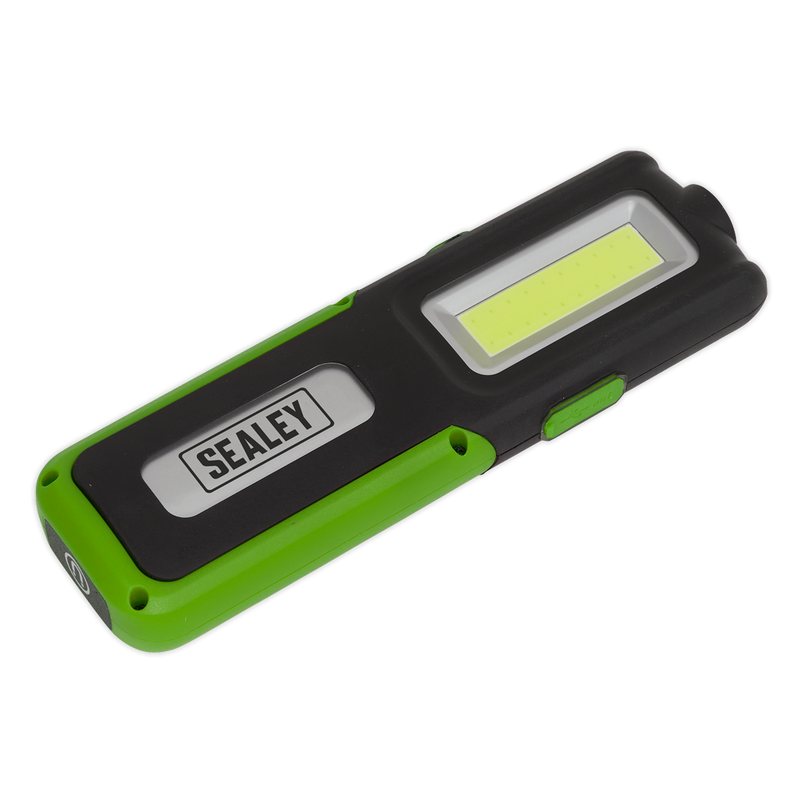 Rechargeable Inspection Lamp Green 5W COB + 3W LED + Power Bank | Pipe Manufacturers Ltd..