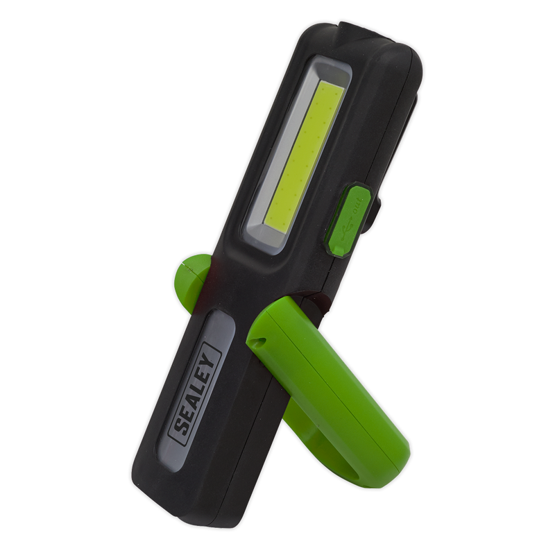 Rechargeable Inspection Lamp Green 5W COB + 3W LED + Power Bank | Pipe Manufacturers Ltd..