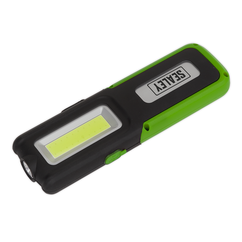 Rechargeable Inspection Lamp Green 5W COB + 3W LED + Power Bank | Pipe Manufacturers Ltd..