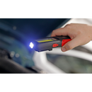 Rechargeable Inspection Lamp Red 5W COB + 3W LED + Power Bank | Pipe Manufacturers Ltd..