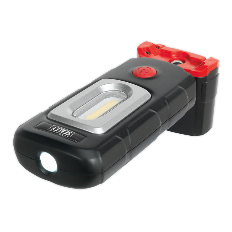 Rechargeable 360¡ Inspection Lamp 3W COB + 1W LED Black Lithium-Polymer | Pipe Manufacturers Ltd..