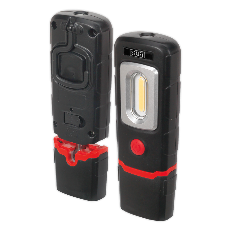 Rechargeable 360¡ Inspection Lamp 3W COB + 1W LED Black Lithium-Polymer | Pipe Manufacturers Ltd..