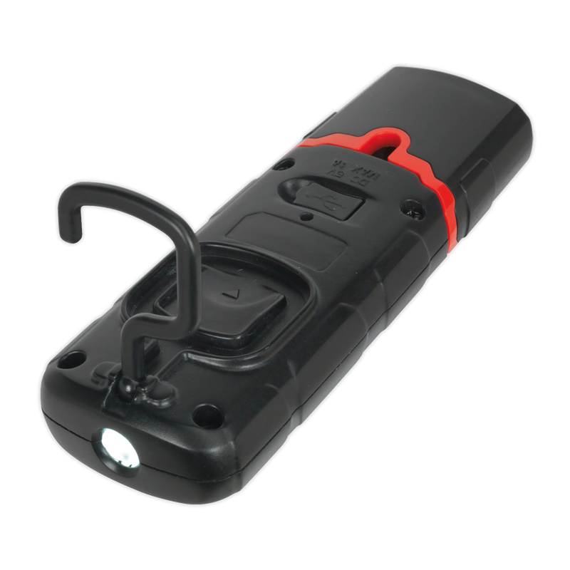 Rechargeable 360¡ Inspection Lamp 3W COB + 1W LED Black Lithium-Polymer | Pipe Manufacturers Ltd..