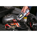 Rechargeable 360¡ Inspection Lamp 3W COB + 1W LED Brushed Aluminium Effect | Pipe Manufacturers Ltd..