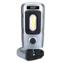 Rechargeable 360¡ Inspection Lamp 3W COB + 1W LED Brushed Aluminium Effect | Pipe Manufacturers Ltd..