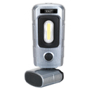 Rechargeable 360¡ Inspection Lamp 3W COB + 1W LED Brushed Aluminium Effect | Pipe Manufacturers Ltd..