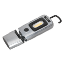 Rechargeable 360¡ Inspection Lamp 3W COB + 1W LED Brushed Aluminium Effect | Pipe Manufacturers Ltd..