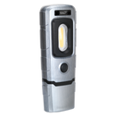 Rechargeable 360¡ Inspection Lamp 3W COB + 1W LED Brushed Aluminium Effect | Pipe Manufacturers Ltd..