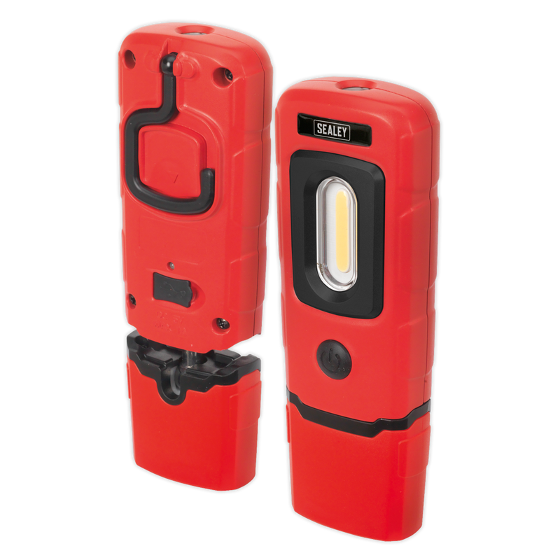Rechargeable 360¡ Inspection Lamp 3W COB + 1W LED Red Lithium-Polymer | Pipe Manufacturers Ltd..