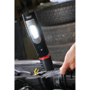 Rechargeable 360¡ Inspection Lamp 7 SMD + 3W LED Black Lithium-ion | Pipe Manufacturers Ltd..