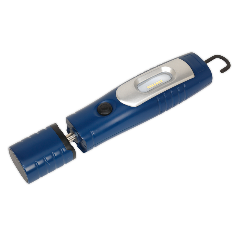 Rechargeable 360¡ Inspection Lamp 7 SMD + 3W LED Blue Lithium-ion | Pipe Manufacturers Ltd..