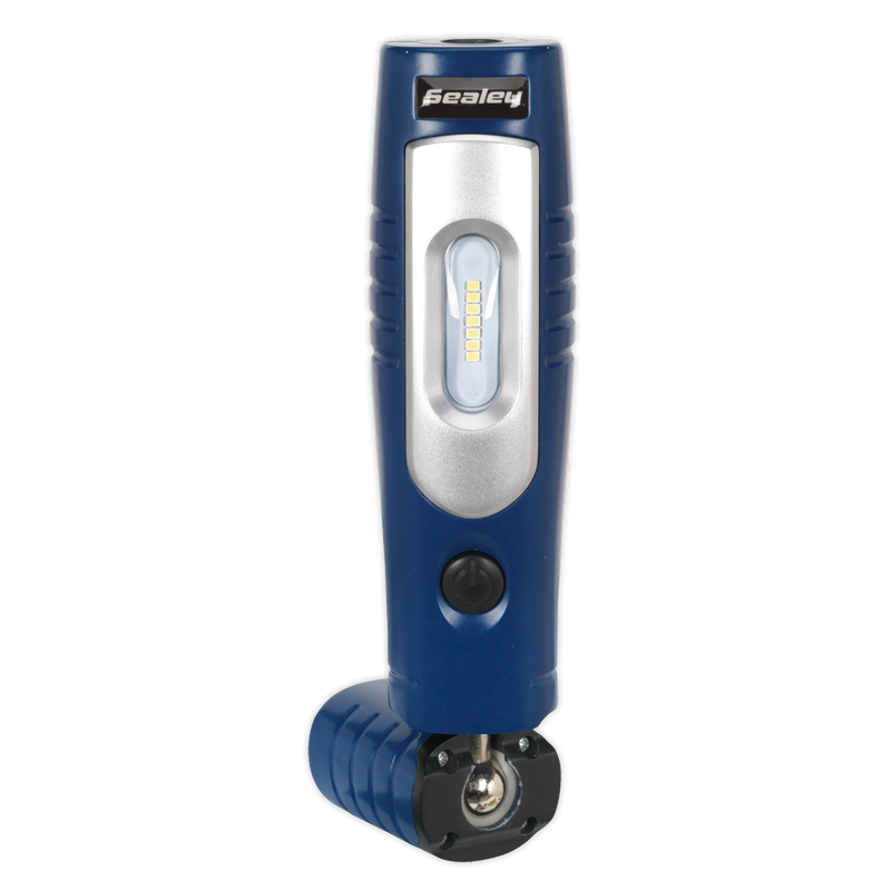 Rechargeable 360¡ Inspection Lamp 7 SMD + 3W LED Blue Lithium-ion | Pipe Manufacturers Ltd..