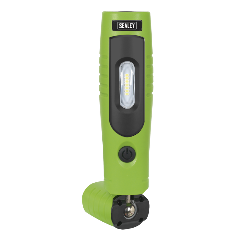 Rechargeable 360¡ Inspection Lamp 7 SMD + 3W LED Green Lithium-ion | Pipe Manufacturers Ltd..