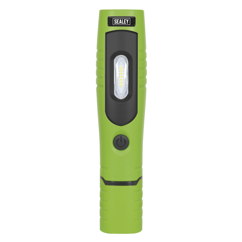 Rechargeable 360¡ Inspection Lamp 7 SMD + 3W LED Green Lithium-ion | Pipe Manufacturers Ltd..