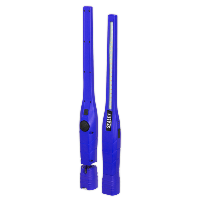 Rechargeable 360¡ Slim Inspection Lamp 16 SMD LED + 1W LED + UV Light Black Lithium-ion | Pipe Manufacturers Ltd..