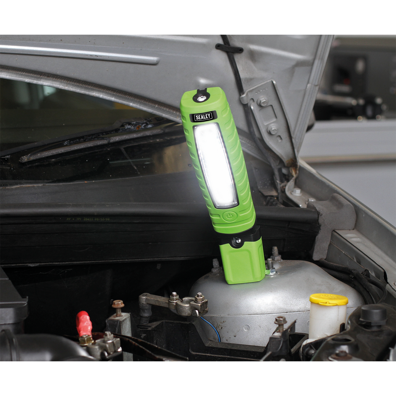 Rechargeable 360¡ Inspection Lamp 14 SMD LED + 3W LED Green Lithium-ion | Pipe Manufacturers Ltd..
