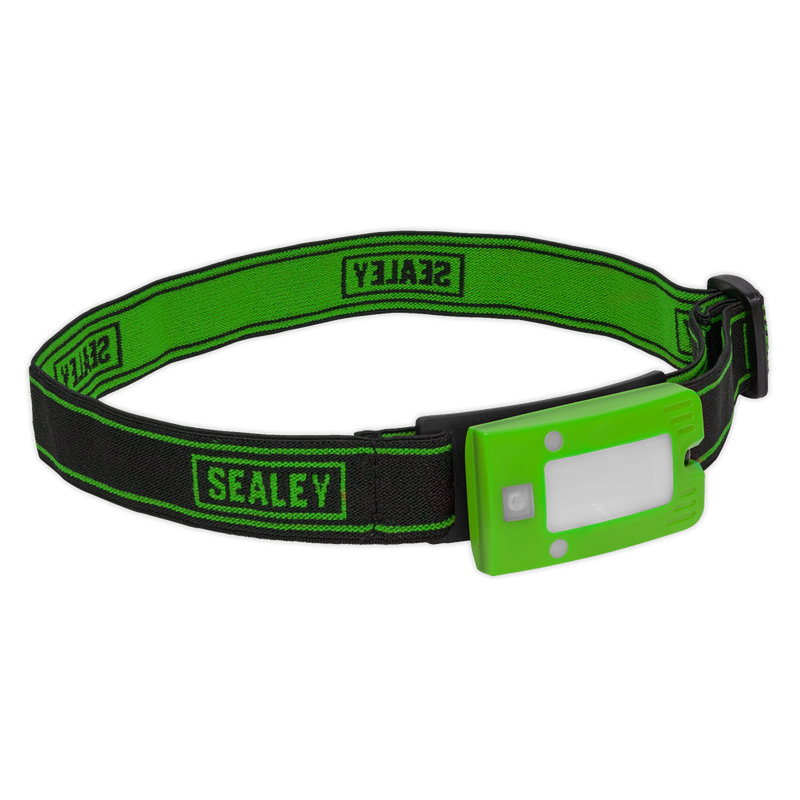 Rechargeable Head Torch 2W COB LED Auto Sensor Green | Pipe Manufacturers Ltd..