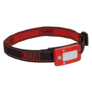 Rechargeable Head Torch 2W COB LED Auto Sensor Red | Pipe Manufacturers Ltd..