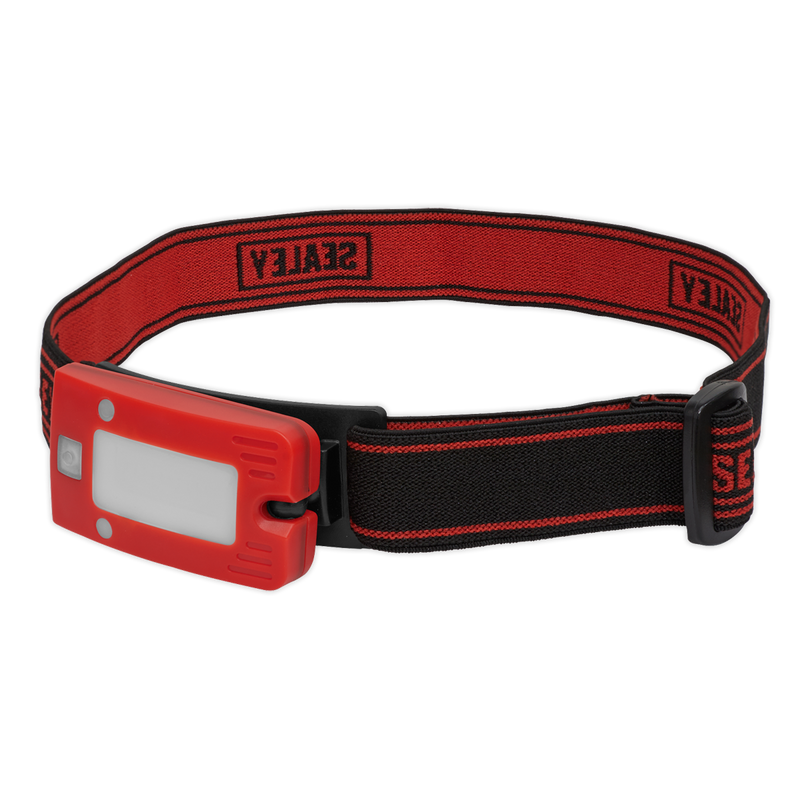 Rechargeable Head Torch 2W COB LED Auto Sensor Red | Pipe Manufacturers Ltd..