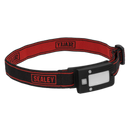 Rechargeable Head Torch 2W COB LED Auto Sensor Black | Pipe Manufacturers Ltd..