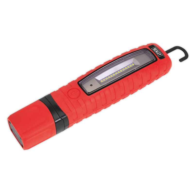 Rechargeable 360¡ Inspection Lamp 14 SMD LED + 3W LED Red Lithium-ion | Pipe Manufacturers Ltd..