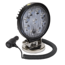 Round Work Light with Magnetic Base 27W LED | Pipe Manufacturers Ltd..