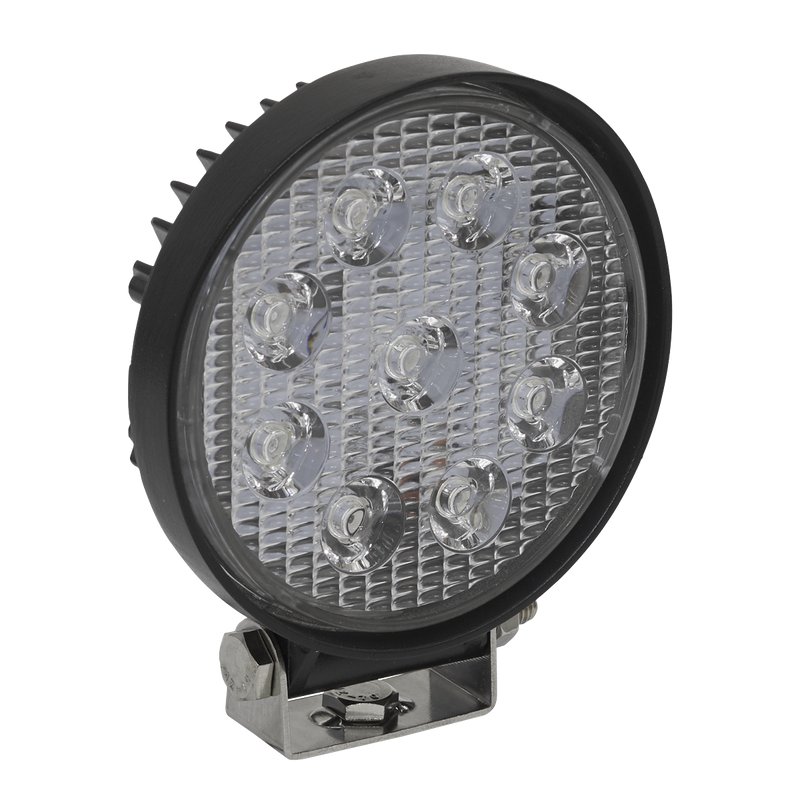 Round Work Light with Mounting Bracket 27W LED | Pipe Manufacturers Ltd..
