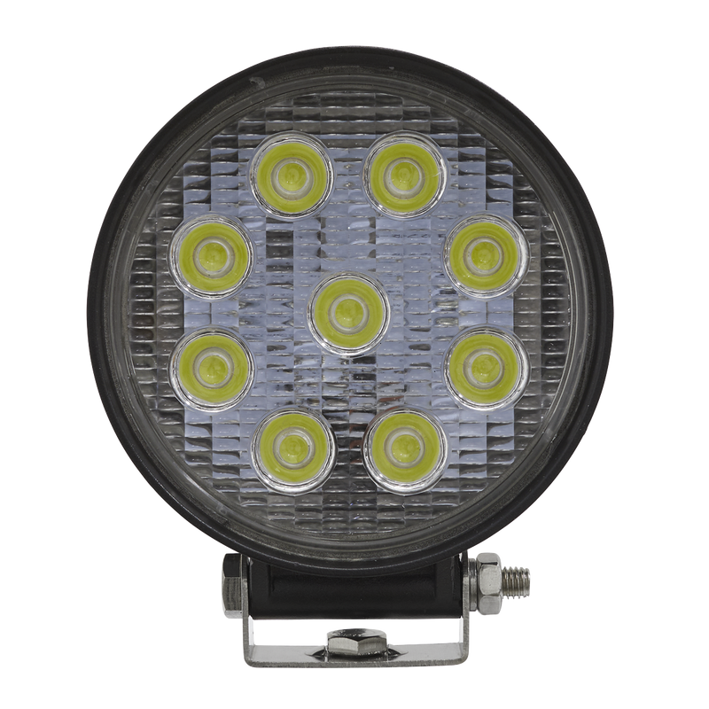 Round Work Light with Mounting Bracket 27W LED | Pipe Manufacturers Ltd..