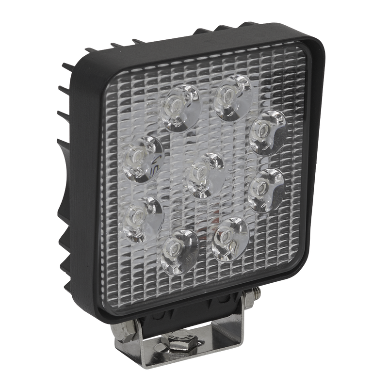 Square Work Light with Mounting Bracket 27W LED | Pipe Manufacturers Ltd..