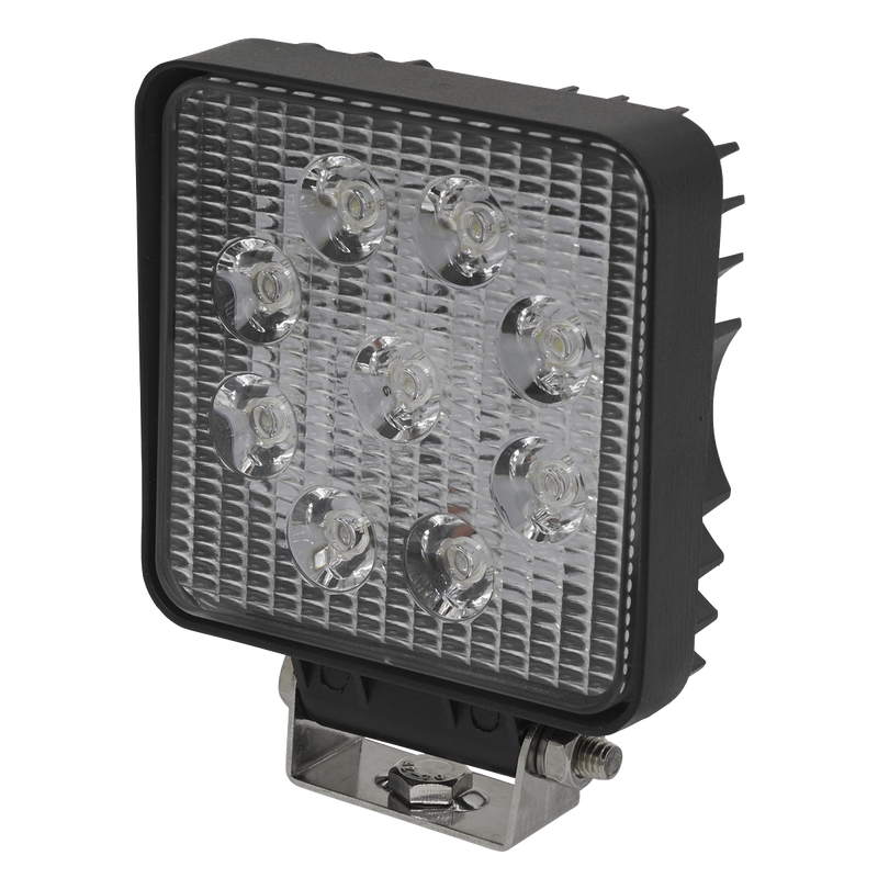 Square Work Light with Mounting Bracket 27W LED | Pipe Manufacturers Ltd..
