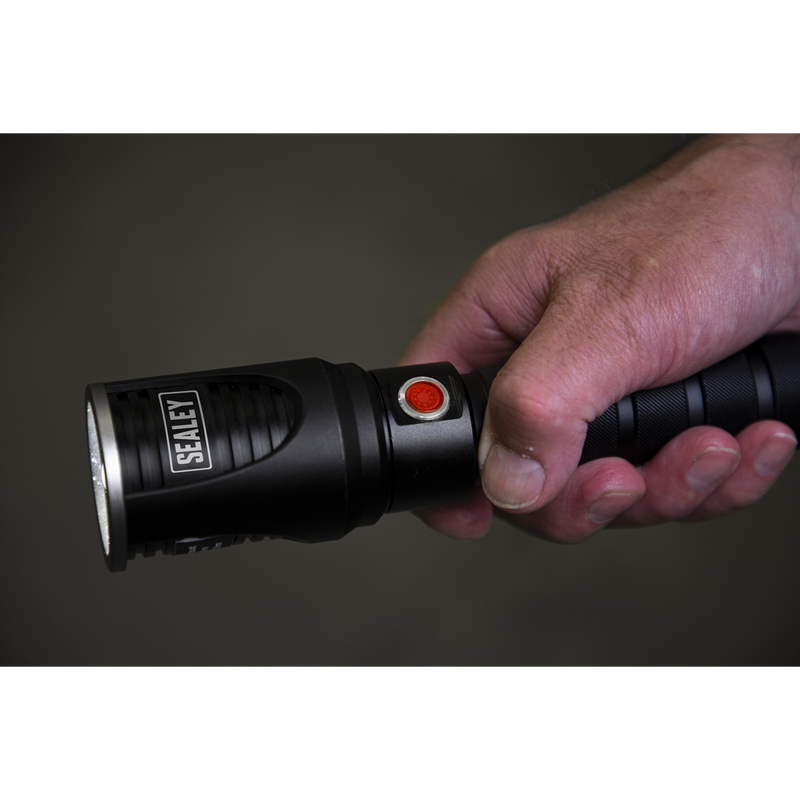 Aluminium Torch 20W CREE XHP50 LED Adjustable Focus Rechargeable with USB Port | Pipe Manufacturers Ltd..