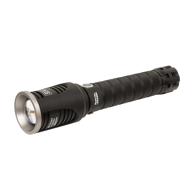 Aluminium Torch 60W COB LED Adjustable Focus Rechargeable with USB Port | Pipe Manufacturers Ltd..