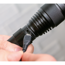 Aluminium Torch 10W CREE XPL LED Adjustable Focus Rechargeable with USB Port | Pipe Manufacturers Ltd..