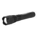 Aluminium Torch 10W CREE XPL LED Adjustable Focus Rechargeable with USB Port | Pipe Manufacturers Ltd..