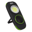 Rechargeable Torch with Wireless Speaker 10W COB LED | Pipe Manufacturers Ltd..