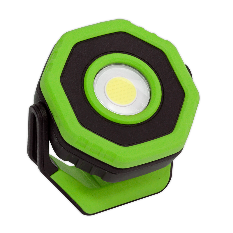 Rechargeable Pocket Floodlight with Magnet 360¡ 7W COB LED - Green | Pipe Manufacturers Ltd..