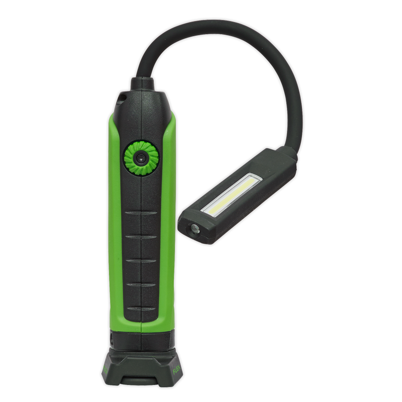 Flexi Rechargeable Green Inspection Lamp Li-ion 1 COB + 1 LED | Pipe Manufacturers Ltd..