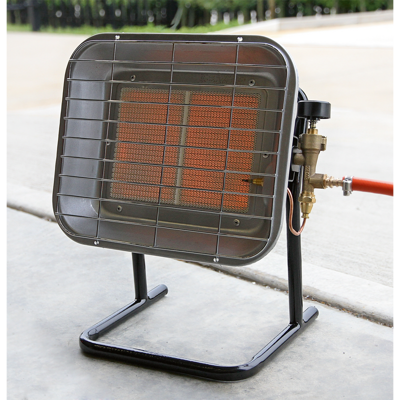 Space Warmer¨ Propane Heater with Stand 10,250-15,354Btu/hr | Pipe Manufacturers Ltd..