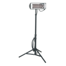 Infrared Quartz Heater with Telescopic Tripod Stand 1500W/230V | Pipe Manufacturers Ltd..
