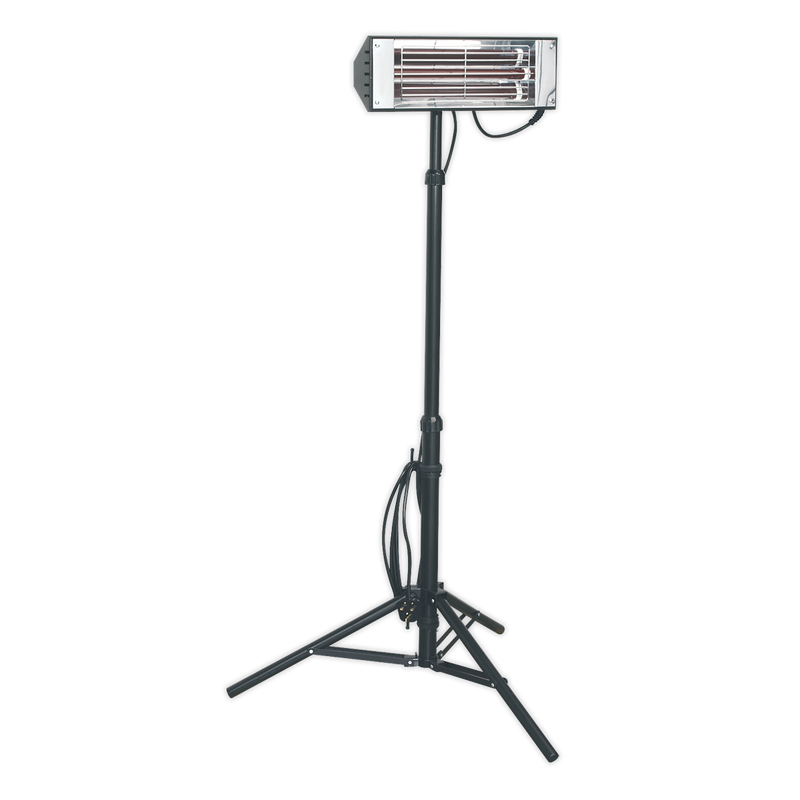 Infrared Quartz Heater with Telescopic Tripod Stand 1500W/230V | Pipe Manufacturers Ltd..
