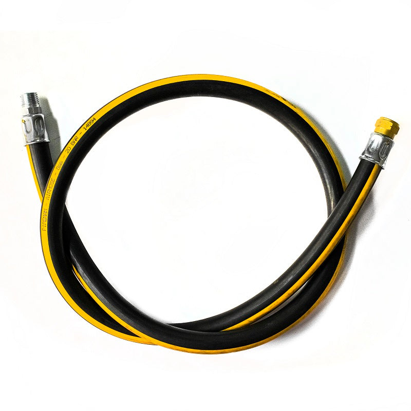Pneumatic Leader Hose for Air Tools 6mm x 1.0mtr with 1/4" BSP Couplings | Pipe Manufacturers Ltd..