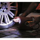 Tyre Inflator/Mini Air Compressor with Work Light 12V | Pipe Manufacturers Ltd..