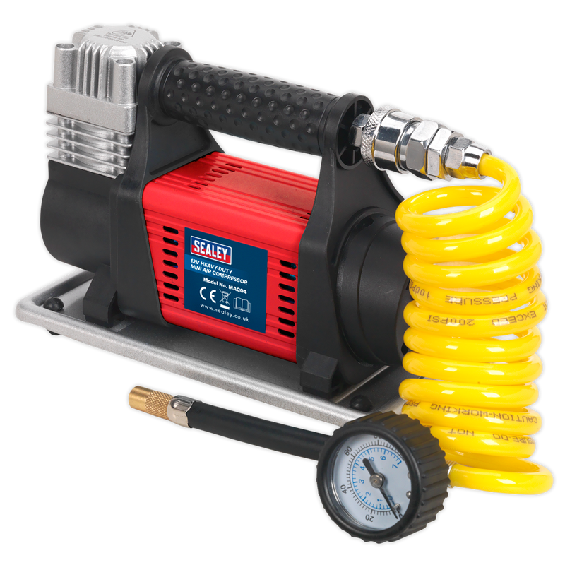 Tyre Inflator/Mini Air Compressor 12V Heavy-Duty | Pipe Manufacturers Ltd..