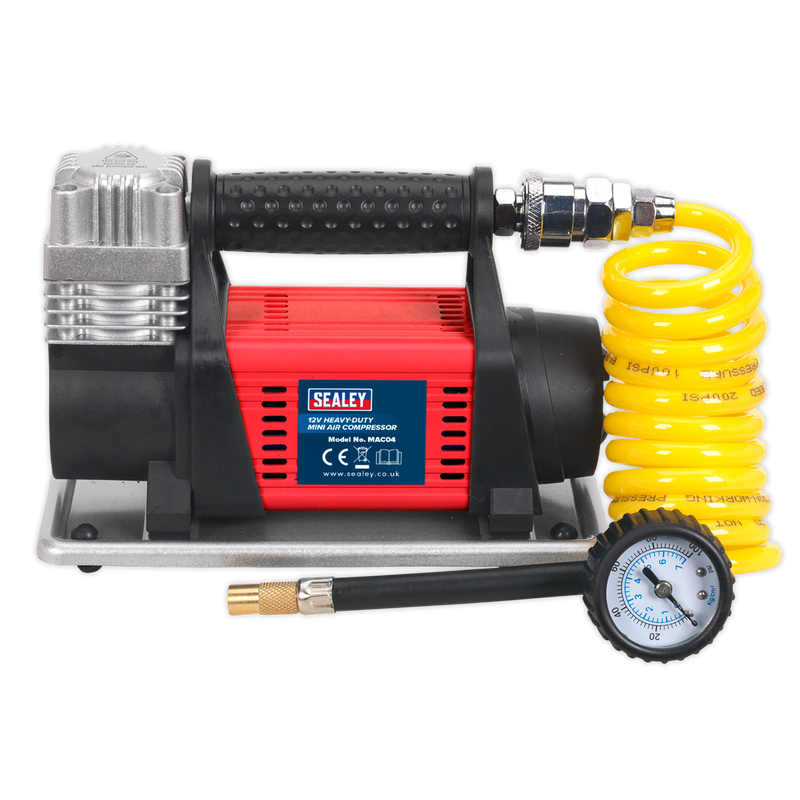 Tyre Inflator/Mini Air Compressor 12V Heavy-Duty | Pipe Manufacturers Ltd..